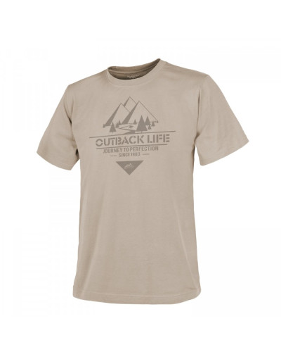 Футболка Helikon-Tex OUTBACK LIFE, Khaki (TS-OBL-CO-13)
