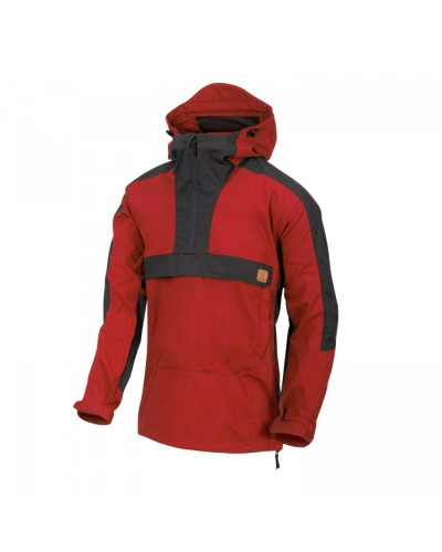 Анорак Helikon-Tex WOODSMAN, Crimson Sky/Ash Grey (KU-WDN-DC-8385)