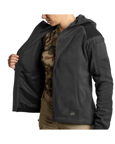 Куртка женская Helikon-Tex CUMULUS - Heavy Fleece, Black (BL-CBW-HF-01)
