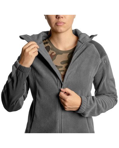 Куртка женская Helikon-Tex CUMULUS - Heavy Fleece, Shadow grey (BL-CBW-HF-35)