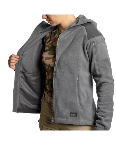 Куртка женская Helikon-Tex CUMULUS - Heavy Fleece, Shadow grey (BL-CBW-HF-35)