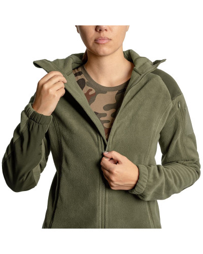 Куртка женская Helikon-Tex CUMULUS - Heavy Fleece, Taiga green (BL-CBW-HF-09)