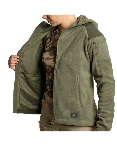 Куртка женская Helikon-Tex CUMULUS - Heavy Fleece, Taiga green (BL-CBW-HF-09)
