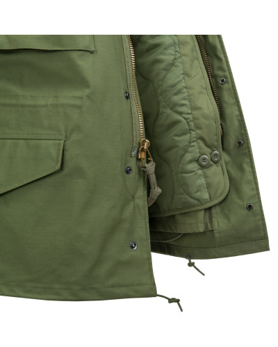 Куртка Helikon-Tex M65 - NyCo Sateen, Olive green (KU-M65-NY-02)
