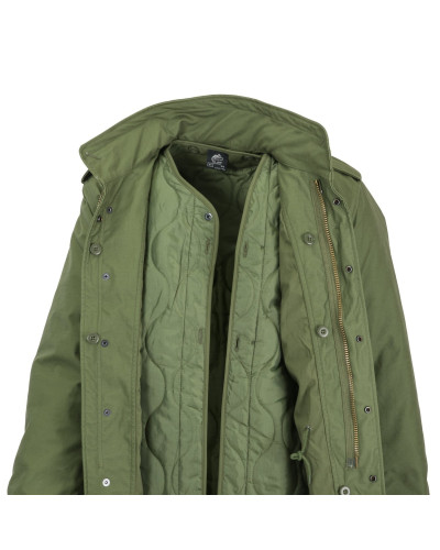 Куртка Helikon-Tex M65 - NyCo Sateen, Olive green (KU-M65-NY-02)