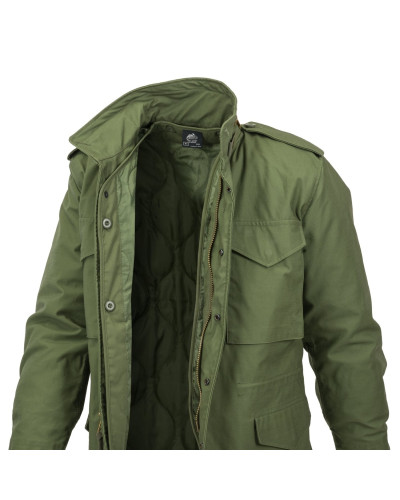Куртка Helikon-Tex M65 - NyCo Sateen, Olive green (KU-M65-NY-02)