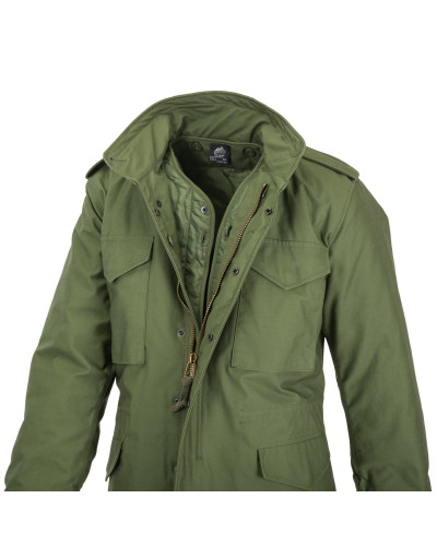 Куртка Helikon-Tex M65 - NyCo Sateen, Olive green (KU-M65-NY-02)