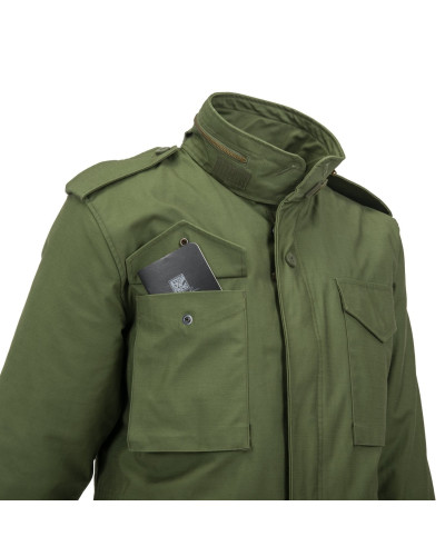 Куртка Helikon-Tex M65 - NyCo Sateen, Olive green (KU-M65-NY-02)