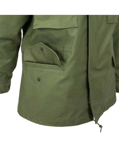 Куртка Helikon-Tex M65 - NyCo Sateen, Olive green (KU-M65-NY-02)