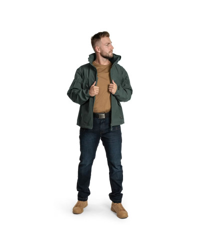 Куртка Helikon-Tex GUNFIGHTER - Shark Skin Windblocker, Jungle green (KU-GUN-FM-27)