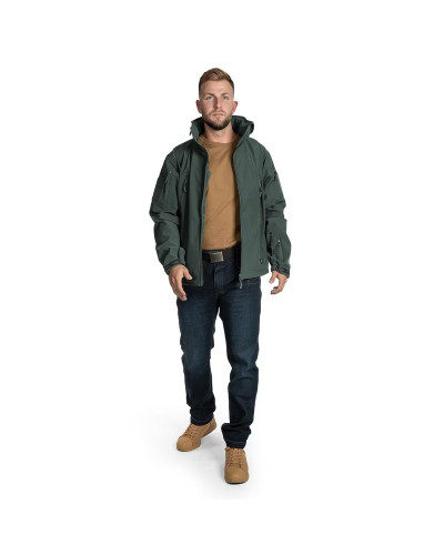 Куртка Helikon-Tex GUNFIGHTER - Shark Skin Windblocker, Jungle green (KU-GUN-FM-27)