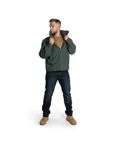 Куртка Helikon-Tex GUNFIGHTER - Shark Skin Windblocker, Jungle green (KU-GUN-FM-27)