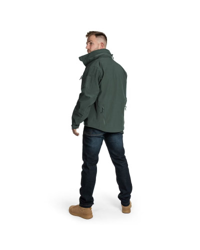 Куртка Helikon-Tex GUNFIGHTER - Shark Skin Windblocker, Jungle green (KU-GUN-FM-27)