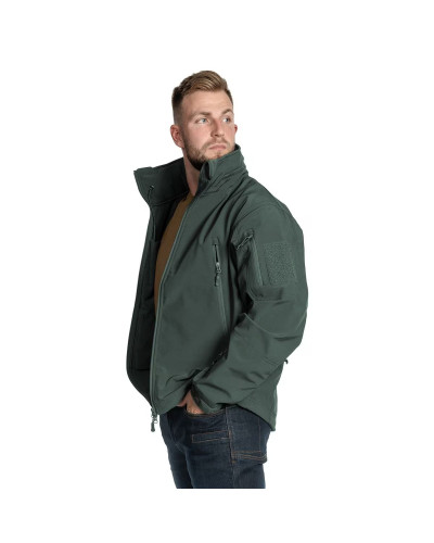 Куртка Helikon-Tex GUNFIGHTER - Shark Skin Windblocker, Jungle green (KU-GUN-FM-27)