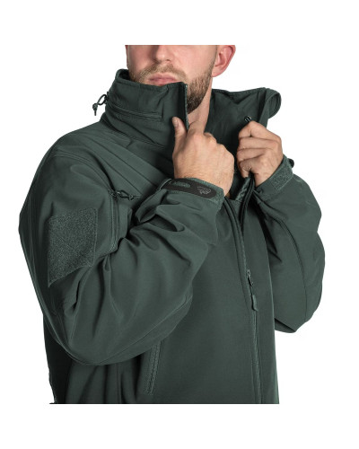 Куртка Helikon-Tex GUNFIGHTER - Shark Skin Windblocker, Jungle green (KU-GUN-FM-27)