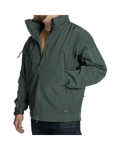 Куртка Helikon-Tex GUNFIGHTER - Shark Skin Windblocker, Jungle green (KU-GUN-FM-27)