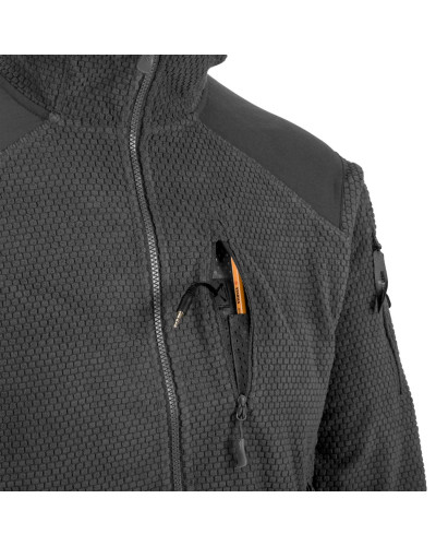 Куртка Helikon-Tex Alpha Hoodie - Grid Fleece, Shadow grey (BL-ALH-FG-35)