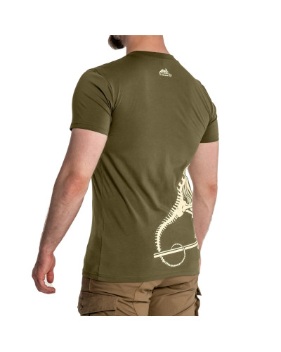 Футболка Helikon-Tex FULL BODY SKELETON - Cotton, Olive green (TS-FBS-CO-02)