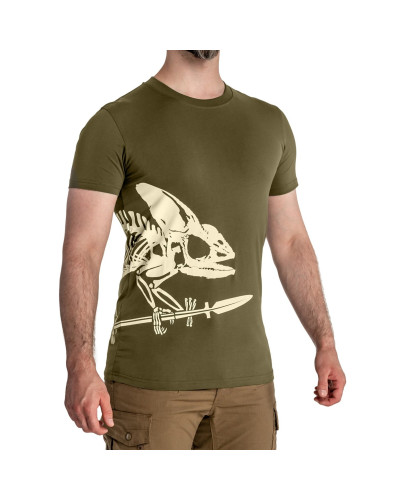 Футболка Helikon-Tex FULL BODY SKELETON - Cotton, Olive green (TS-FBS-CO-02)