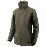 Куртка Helikon-Tex GUNFIGHTER - Shark Skin Windblocker жіноча, Taiga Green/Black
