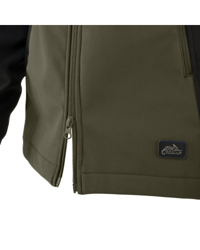 Куртка Helikon-Tex GUNFIGHTER - Shark Skin Windblocker жіноча, Taiga Green/Black (KU-GUW-FM-0901A)