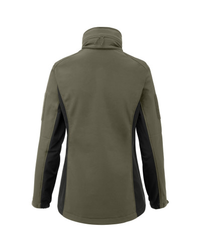Куртка Helikon-Tex GUNFIGHTER - Shark Skin Windblocker жіноча, Taiga Green/Black (KU-GUW-FM-0901A)