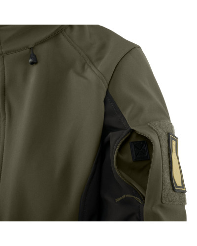 Куртка Helikon-Tex GUNFIGHTER - Shark Skin Windblocker жіноча, Taiga Green/Black (KU-GUW-FM-0901A)