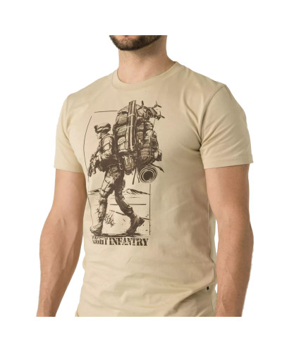 Футболка Helikon-Tex Light infantry, Khaki (TS-LIF-CO-13)