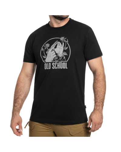 Футболка Helikon-Tex Old school, Black (TS-OLS-CO-01)