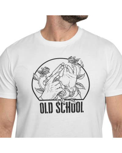Футболка Helikon-Tex Old school, White (TS-OLS-CO-20)