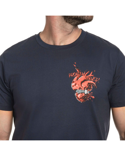 Футболка Helikon-Tex Problem solved!, Navy blue (TS-PSD-CO-37)
