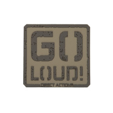 Патч Direct Action GO LOUD!, Coyote brown