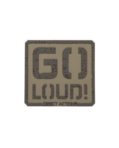 Патч Direct Action GO LOUD!, Coyote brown (D0369-11)