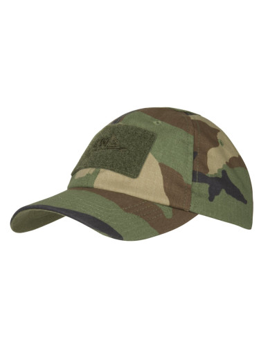 Бейсболка Helikon-Tex BBC - PolyCotton Ripstop, US Woodland (CZ-BBC-PR-03)