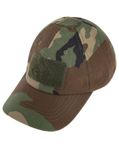 Бейсболка Helikon-Tex BBC - PolyCotton Ripstop, US Woodland (CZ-BBC-PR-03)
