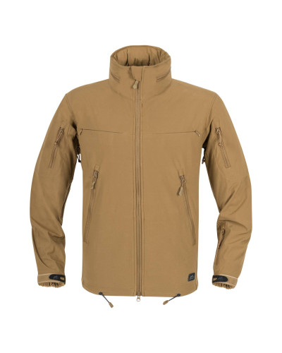 Куртка Helikon-Tex Cougar Qsa + Hid - Soft Shell Windblocker, Coyote (KU-CGR-SM-11)