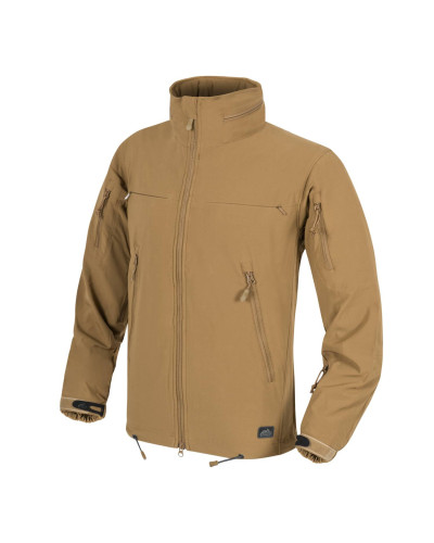 Куртка Helikon-Tex Cougar Qsa + Hid - Soft Shell Windblocker, Coyote (KU-CGR-SM-11)