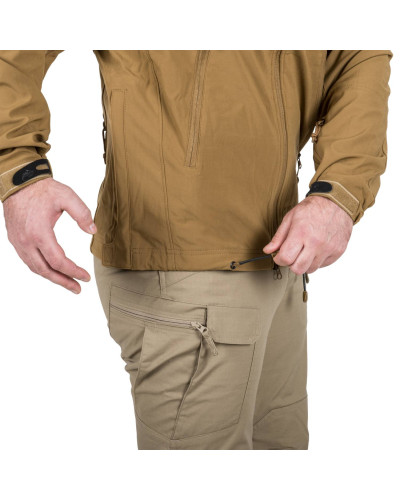 Куртка Helikon-Tex Cougar Qsa + Hid - Soft Shell Windblocker, Coyote (KU-CGR-SM-11)