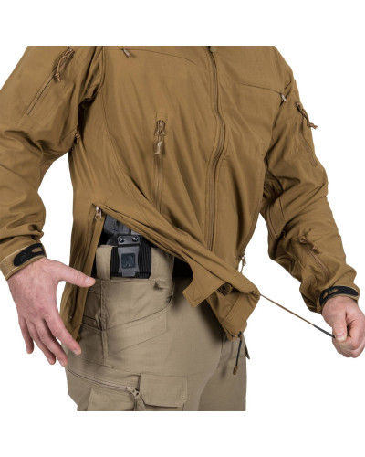 Куртка Helikon-Tex Cougar Qsa + Hid - Soft Shell Windblocker, Coyote (KU-CGR-SM-11)