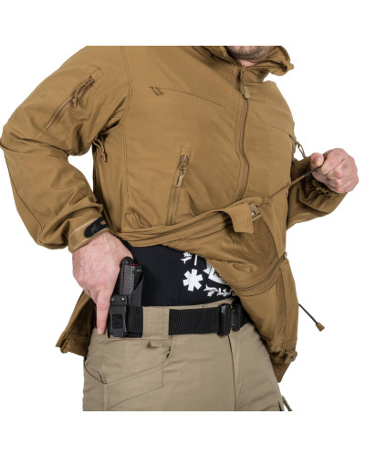Куртка Helikon-Tex Cougar Qsa + Hid - Soft Shell Windblocker, Coyote (KU-CGR-SM-11)