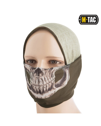M-Tac шарф-труба полегшений Reaper Skull Olive (HLI-SSB-OD)