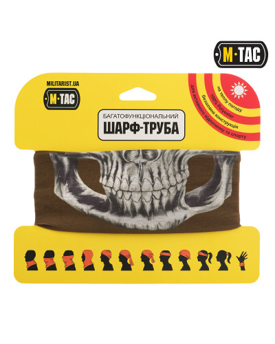 M-Tac шарф-труба полегшений Reaper Skull Coyote (HLI-SSB-CO)
