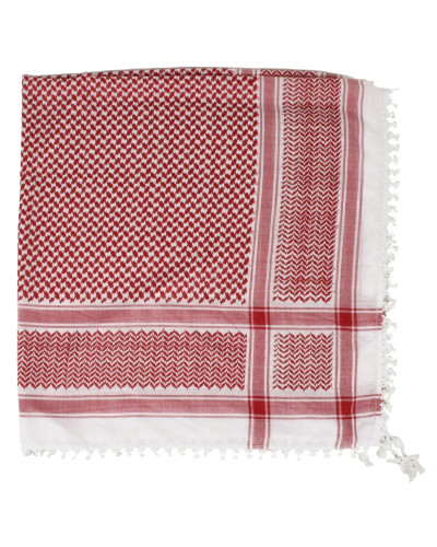 Пов'язка універсальна Mil-Tec шемаг (Арафатка), White/Red (12614000)
