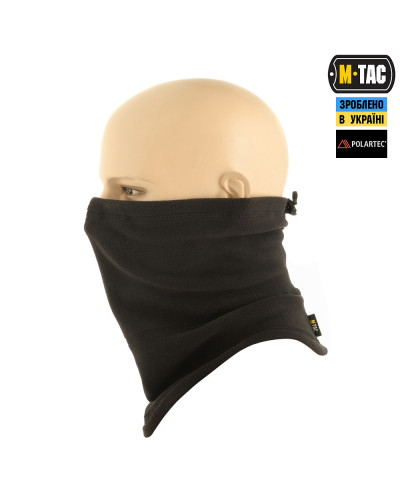 M-Tac шарф-труба анатомический с затяжкой Polartec Black (40566002)