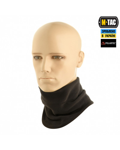 M-Tac шарф-труба анатомический с затяжкой Polartec Black (40566002)