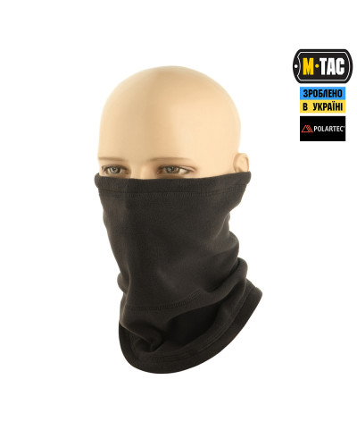 M-Tac шарф-труба анатомический с затяжкой Polartec Black (40566002)