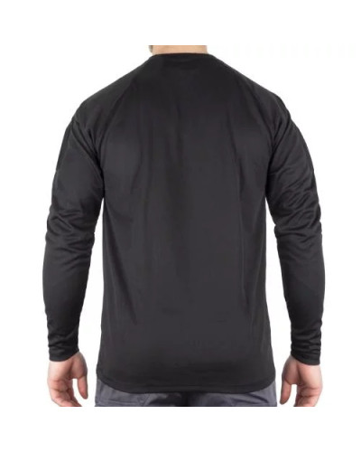 Футболка Mil-tec з довгим рукавом швидковисихаюча TACTICAL LONG SLEEVE SHIRT QUICKDRY, Black (11082002)