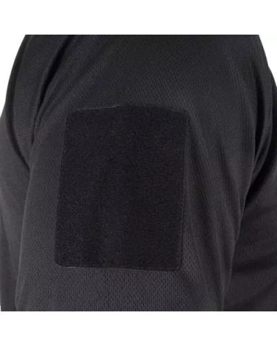 Футболка Mil-tec з довгим рукавом швидковисихаюча TACTICAL LONG SLEEVE SHIRT QUICKDRY, Black (11082002)
