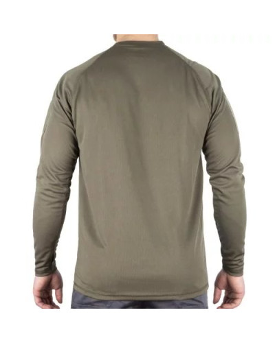 Футболка Mil-tec з довгим рукавом швидковисихаюча TACTICAL LONG SLEEVE SHIRT QUICKDRY, Olive (11082001)