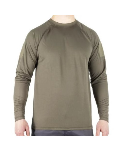 Футболка Mil-tec з довгим рукавом швидковисихаюча TACTICAL LONG SLEEVE SHIRT QUICKDRY, Olive (11082001)
